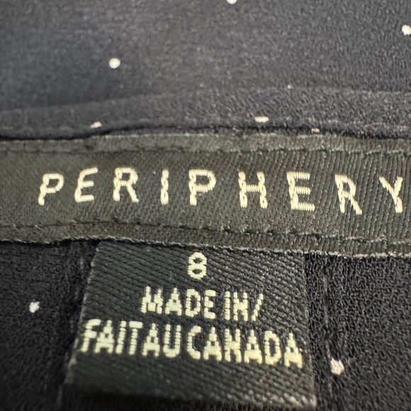 Navy dress from Periphery with white dots size 8 - Picture 5 of 6